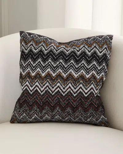Missoni Forest Chevron Decorative Cushion In Multi