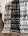 Missoni Forest Chevron Throw In Black Multicolor