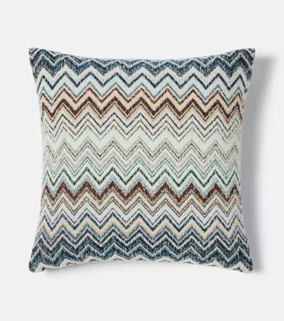 Missoni Forest Cotton, Wool And Cashmere-blend Cushion In Multi