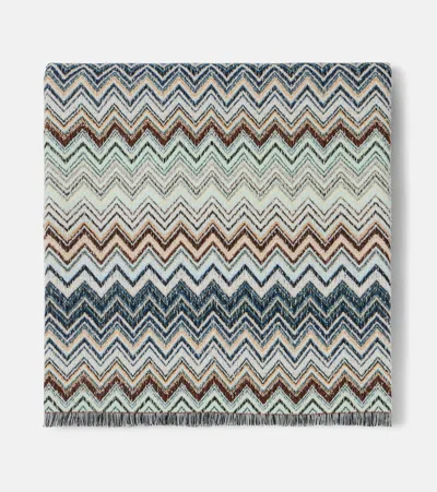 Missoni Forest Cotton, Wool And Cashmere-blend Throw In Multi