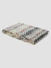 Missoni Forest Zigzag Cotton-wool Throw In Multi