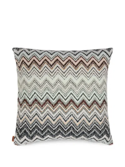 Missoni Forest Zigzag-knit Cushion In Multi
