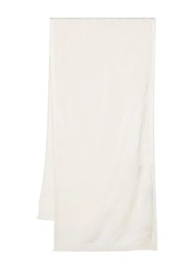 Missoni Viscose And Wool Blend Scarf In White