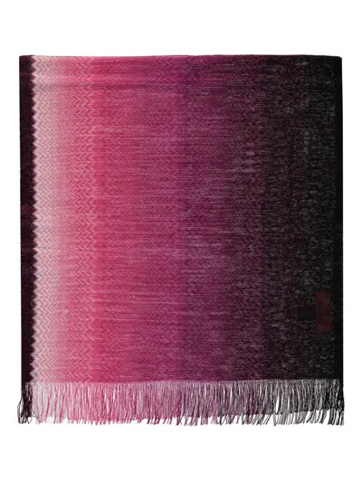 Missoni Fringed Scarf In Pink