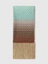 Missoni Stola Mit Fransen Aus Viskose-spitzen-lamé In Multicoloured