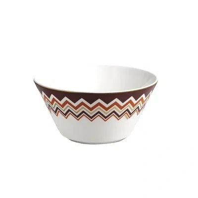 Missoni Fruit Bowls Iconic Set Of 2  Diam. 5 In, H 2.5 In In Multi