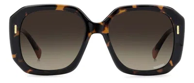 Missoni Full Frame Sunglasses In Black