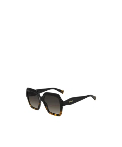 Missoni Full Frame Sunglasses In Black