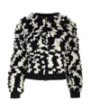 Missoni Zip-fastening Knitted Cardigan In Black