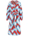 Missoni Hooded Stripe-pattern Bath Robe In Multi