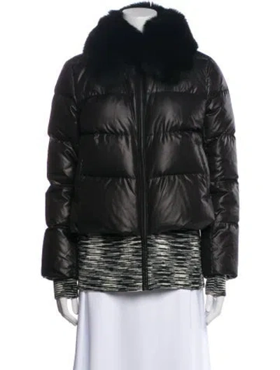 Pre-owned Missoni Fur Jacket In Black