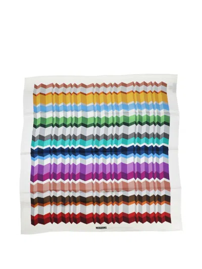 Missoni Geometric-design Scarf In Multi