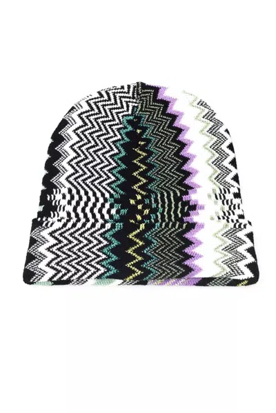 Missoni Geometric Fantasy Multicolor Wool-blend Hat