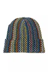 Missoni Geometric Fantasy Multicolor Wool Hat In Multicolor