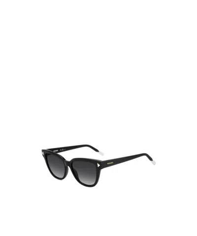 Missoni Geometric Frame Sunglasses In Black
