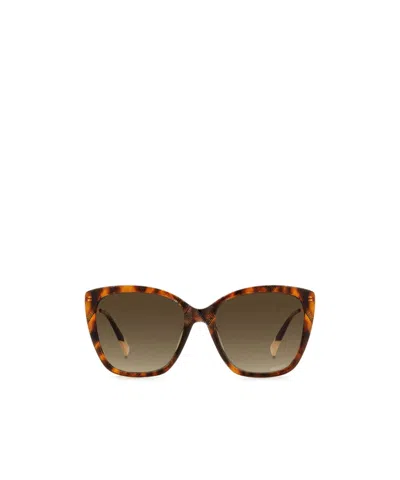 Missoni Geometric Frame Sunglasses In Green