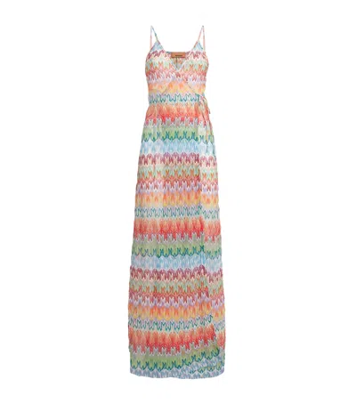 Missoni Geometric Midi Dress In Multi