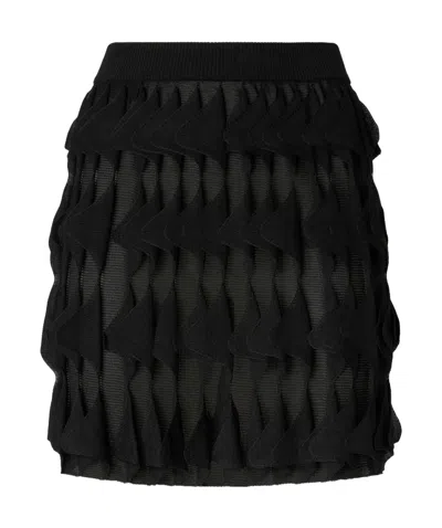 Missoni Geometric-pattern Mini Skirt In Black