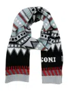 Missoni Geometric-pattern Wool Scarf In Multi