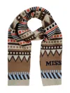 Missoni Geometric-pattern Wool Scarf In Multi