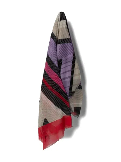 Missoni Schal Mit Geometrischem Print In Rot