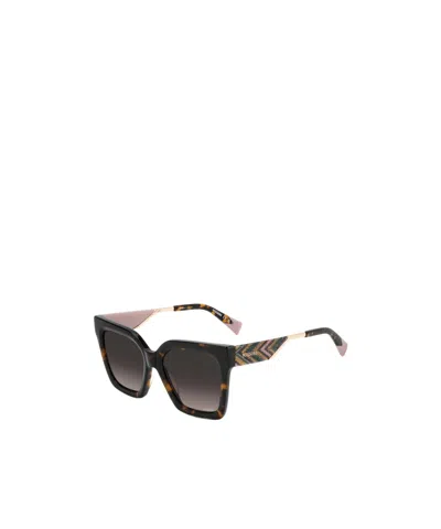 Missoni Geometric Sunglasses In Black