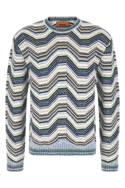 Missoni Geometric Zig Zag Sweater In Multi