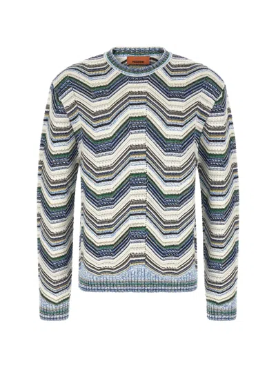 Missoni Sweater Men Color Multicolor In Brown