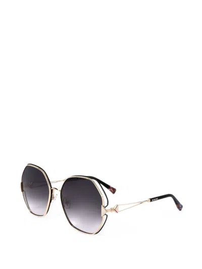 Missoni Geometric-frame Sunglasses In Gray