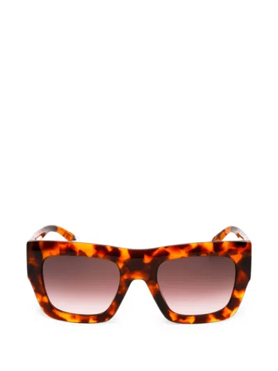 Missoni Geometric-frame Sunglasses In Multi