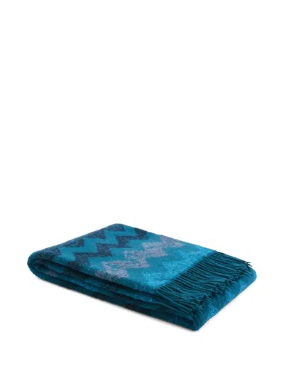 MISSONI GESSETTI ZIGZAG-PATTERNED THROW