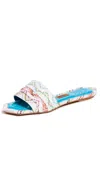 Missoni Gia Sandals Raschel Wave Mare In Raschel Wave Mare