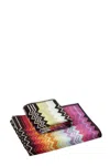 Missoni Giacomo 2 Piece Bath & Hand Towel Set In Multi