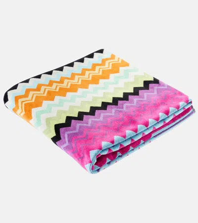 Missoni Giacomo Bath Sheet In Multicoloured