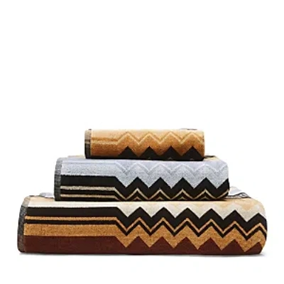 Missoni Giacomo Bath Sheet In Nero