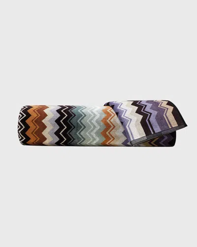 Missoni Giacomo Bath Towel In Verde Multi