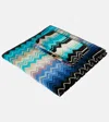 Missoni Giacomo Hand Towel And Bath Towel Set In Blue