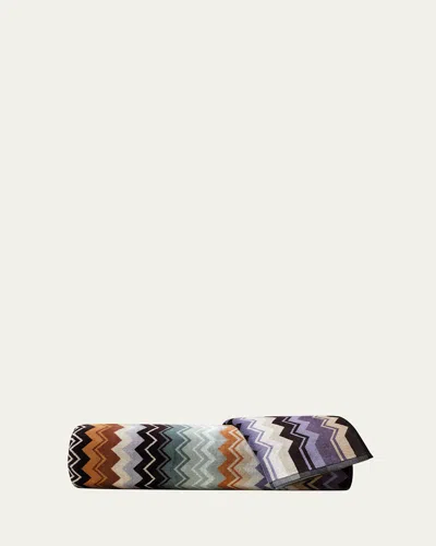Missoni Giacomo Hand Towel In Verde Multi