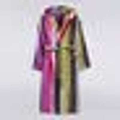 Missoni Giacomo Hooded Bathrobe In Orange