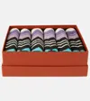 Missoni Giacomo Set Of 6 Cotton Terry Face Towels In Multicoloured