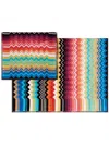 Missoni Giacomo Two-piece Towel Set In Mehrfarbig