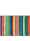 Missoni Giacomo Zig-zag Bath Mat In Blau