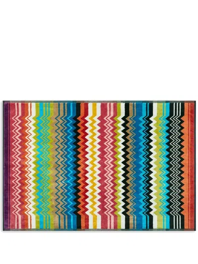 Missoni Giacomo Zig-zag Bath Mat In Multicolour