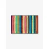 Missoni Ulticolor Giacomo Zigzag-pattern Cotton-terry Bath Mat 60cm X 90cm In Multi