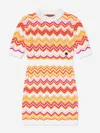 Missoni Chevron-knit Dress In Multicoloured