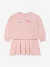 Missoni Girls Logo Sweater Dress In Pink