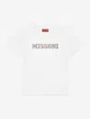 Missoni Girls Logo T-shirt In White