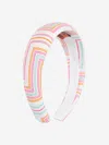 Missoni Patterned Head Band In White