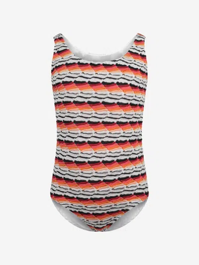 Missoni Kids' Girls Patterned Swimsuit 10 Yrs Multicoloured