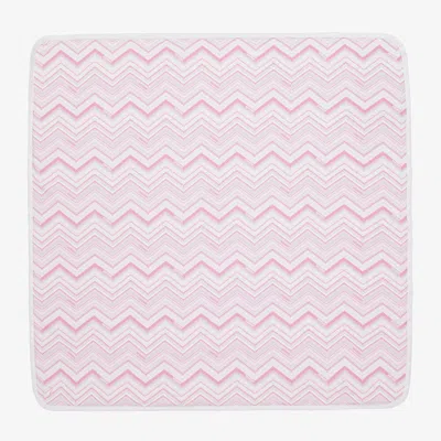 Missoni Girls Pink Cotton Padded Blanket (79cm)